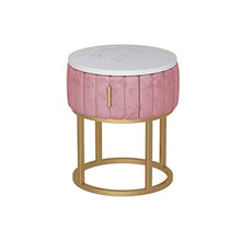 GXT WGZ- Comodino Camera Locker, Camera da Letto Comodino, Soggiorno Locker, Living Room Divano Fianco del Mobile (Color : Pink)