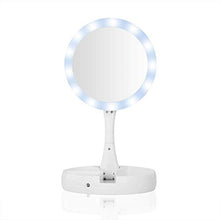 Il trucco portatile di illuminazione principale di viaggio della luce dello specchio illuminato con lo specchio di vanità