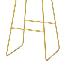 Sgabello da bar × 2, sgabello alto per uso domestico, poltrona lounge bar dell'hotel, con poggiapiedi e schienale, seduta comoda/A / 63CM
