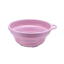 Fangfang Pieghevole Lavabo Pieghevole Campeggio del risparmiatore dello Spazio Wash up Scodella Washtub Frutta Bacino del Bambino lavabo Accessori for Il Bagno (Color : Pink)