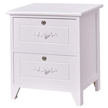 YWSZJ Di Alta qualità in Legno massello Elegante Bagagli Comodino bloccaggio Cassetti Bedroom Comodini Mobili Comodini
