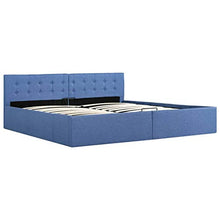 SKM Giroletto Idraulico con Contenitore Blu in Tessuto 180x200 cm