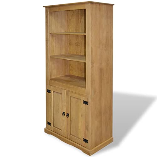 vidaXL Credenza Legno Messicano Corona Range 80x40x170 cm Baule Madia Ripiani