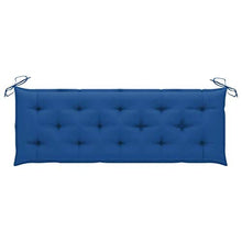 vidaXL Cuscino per Dondolo Blu 150 cm in Tessuto