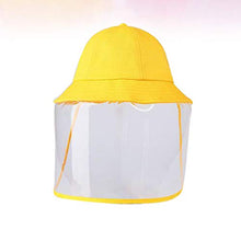TOYANDONA Bambini Visiera Cappello Trasparente Visiera Copricapo Protezione per Il Viso Protezione per Il Viso Anti Sputo Anti Nebbia Visiera Cappello per Bambino Cucina Forniture Esterne (Stile 1)