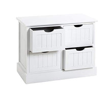 Haku Möbel Cassettiera, Bianco, P 30 x L 56 x a 45 cm, T B H