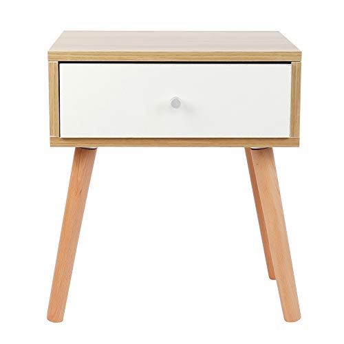 Comodini Comodino con Un Cassetto Armadio Cabinet Organizzatore di Storage per Soggiorno E Camera da Letto