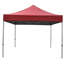 Gazebo di ricambio per gazebo, copertura impermeabile per gazebo, copertura superiore di ricambio per cortile, giardino, cortile, cortile, giardino, cortile esterno Rosso