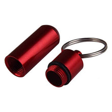 BGSFF Portapillole da Viaggio 1pc Custodia Impermeabile per portapillole Contenitore Capsula per Bottiglia Portachiavi Viaggio per Esterni Sigillo Portatile Portapillole Portapillole (Co