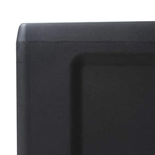 GOTOTOP Armadio da Esterno 3 Ante,Armadietto da Giardino con 2 Ripiani Regolabili Ventilati,Armadio Alto in PP da Esterno Interno, 97 x 38 x 87 cm,Nero e Grigio