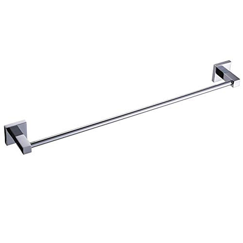 Homovater Montaggio di Parete Barra Porta Asciugamani 40 cm Forma Quadrata 18/10 Acciaio Inossidabile, Portasciugamani