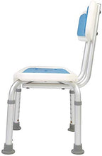 Sgabello da bagno Resistente antiscivolo Comfort Schienale regolabile in lega di alluminio Sgabello da bagno anziano/portatori di handicappato/in gravidanza Sgabello da bagno Sedia max.136kg.