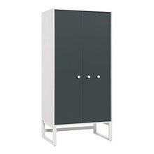 Guardaroba a 2 ante Vox Nest - Bianco Grigio