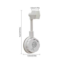 Regolabile Supporto Doccia Universale in Bagno Doccia a Staffa ugello Ventosa Stand, Bianco
