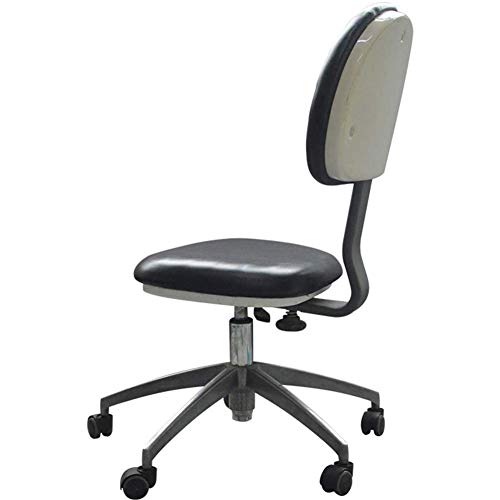 SXRDZ Il Lavoro Sgabello for Beauty Studio Ritorno a 360 ° di Rotazione Regolabile Altezza for Salone di Bellezza Tattoo saloni da Barba (Color : Black)