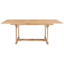 vidaXL Legno Teak Tavolo Pranzo Allungabile (150-200) x100x75 cm Arredo Esterni