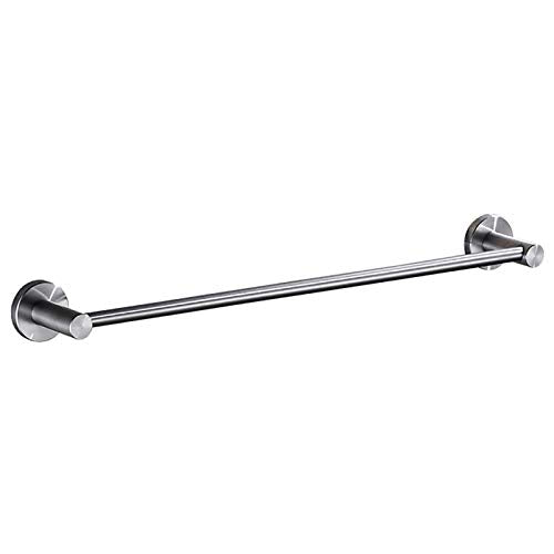 Towel Rails Portasciugamani Singolo, Portasciugamani Cromato Lungo Rotondo Portasciugamani da Cucina Sospeso A Parete in Bagno Accessorio per Cucina O Camera