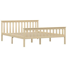 SKM Giroletto Legno Chiaro in Legno Massello di Pino 160x200 cm