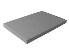 Herbag - Cuscino per Pallet Premium, con Cerniera, Rivestimento Lavabile, 120 x 80 cm, Colore: Grigio mélange