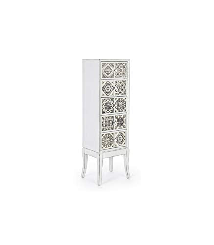 BIZZOTTO Cassettiera 5 Cassetti Dimitra Cod.0746533