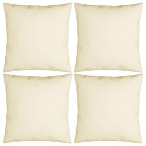 Tidyard 4 pz Cuscini Decorativi per Mobili da Giardino in Tessuto 40x40 cm/50x50 cm/60x60 cm,Cuscini per Divano da Giardino