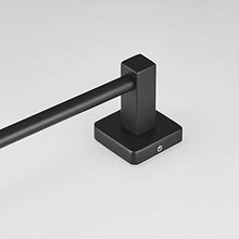 Porta asciugamano da bagno/cucina accessori portasciugamani Hanger 50 cm in acciaio INOX nero pittura Leekayer