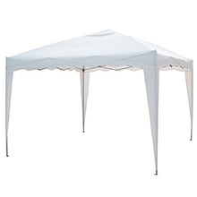 FP-TECH - Gazebo Pieghevole Giardino 3X3 Automatico RICHIUDIBILE Fisarmonica Stand Fiera Verde O Bianco (Gazebo Bianco)