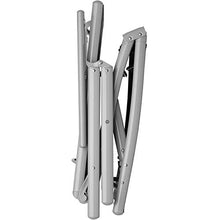 TecTake 800713 Lettino Prendisole, Schienale Regolabile, Resistente alle Intemperie, Alluminio, Mobile Giardino Campeggio - Disponibile in Diversi Colori (Grigio Argento | No. 403259)