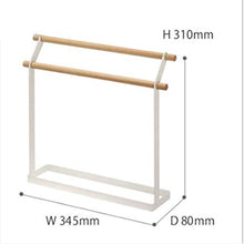 Porta Asciugamani, Porta Tavolo in Ferro Battuto, Porta Asciugamani da Bagno, Porta Asciugamani da Cucina, Ferro Battuto + Acciaio Inossidabile 345 (L) * 80 (D) * 310 (H) Mm