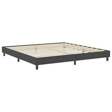 FAMIROSA Letto a Molle Grigio Scuro in Tessuto 200x200 cm-4711