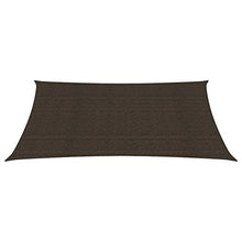 Tidyard Tenda a Vela Quadrata Tenda Parasole HDPE Protezione Raggi UV Durevole Traspirante,per Patio, Esterno, Giardino,Balcone,3 x 4 m,Colore Marrone