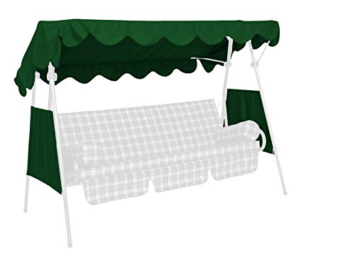 Angerer Tetto per dondolo (copertina) 200 x 120 cm, qualità Swingtex, colore verde