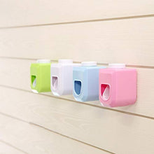 Tarente Distributore di dentifricio a Muro Distributore Automatico Squeezer Toothpaste Holder Home Bathroom (Rosa)