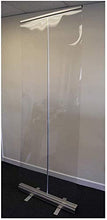 (Uso nel business) Roll Up Banner Banner Transparent Roll Up Banner | Pop up Divisore in PVC Schermo di protezione largo Scudo, schermo trasparente divisorio, supporto per la protezione dello sputo St