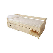 Letto con cassetti Emma naturale