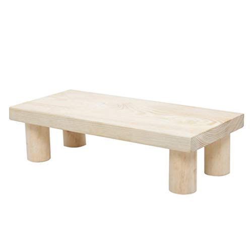 WINOMO Bambini Sgabello di Legno WC Potty Training Bagno Cucina Sgabello Comodino Sgabello Passo per I Bambini Adulti
