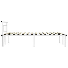 Tidyard Struttura Letto Singolo in Metallo Nero con Doghe 90x200 cm/120x200 cm,Giroletto Singolo in Mettallo,Letto con Doghe,Letto in Metallo,Struttua Letto Una Piazza e Mezza 120x200 cm