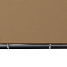 E E-NICES Gazebo con Tetto Piano 4x4x2,4 m Beige