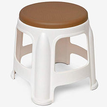 Juudoiie NUOVO fitta sedia a sgabello in plastica domestica per il tempo libero Sedia da pranzo Sgabello da bagno Sgabello da bagno Panca per bambini Sgabello Cambio Sgabello Piccolo sgabello rotondo