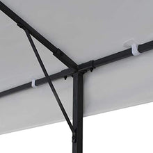 mewmewcat Gazebo 3x6 m Bianco,Gazebo da Giardino, Robusto Gazebo Pieghevole