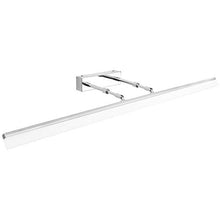 Klighten Lampada da specchio a LED 24W Lampada da bagno, Bianco freddo 5500K Lampada da parete IP44 Lampada da bagno a specchio acciaio inox 100CM