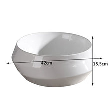 Nordic Above Counter Basin Lavabo in Ceramica Modern Fashion Simple Round Ceramic Home Lavabi