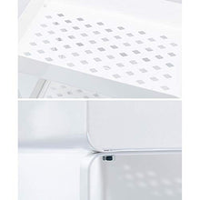 &ripiano di stoccaggio Scaffalature in ferro battuto Soggiorno camera da letto Trolley Scaffale multi-scaffale Cucina da bagno con portapacchi Scaffale di finitura (Color : A)