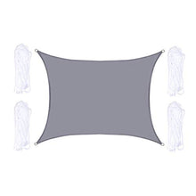 BASA Vela Ombreggiante Rettangolare per Terrazza Giardino Esterna, 2 * 1,8 Metri, Protezione UV, Utilizzata in Giardino, con Corda Libera