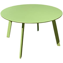 Tavolini Laterali In Ferro Verde, Tavolino Da Salotto All'aperto Per Balcone, Terrazza, Giardino Leggero Campeggio Tavolo Da Pranzo Tavola Rotonda Rimovibile Facile Da Mon(Size:60*60*40CM,Color:verde)