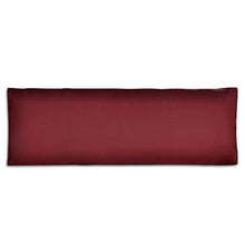 Zora Walter Cuscino imbottito per lo schienale, colore rosso vinaccia, 120 x 40 x 20 cm, resistente alle intemperie, al Moho e Funghi
