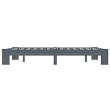 FAMIROSA Giroletto Grigio in Legno Massello di Pino 120x200 cm-3306