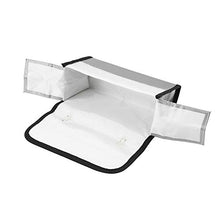 DERCLIVE Borsa di Sicurezza Portatile per Batteria Lipo a Prova di Esplosione Borse di Ricarica Resistenti alle Alte Temperature Grigio
