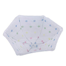 JIUZUI - Copertura per alimenti in rete, pieghevole, per picnic, campeggio, colore: Bianco