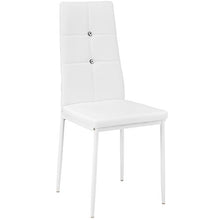 TecTake Set di sedie per Sala da Pranzo 40x42x97cm | - Disponibile in Diversi Colori e quantità – (6X Bianco| No. 402543)